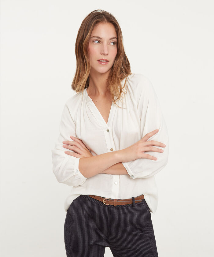 Blusa M 3/4 Cuello Neru Unicolor