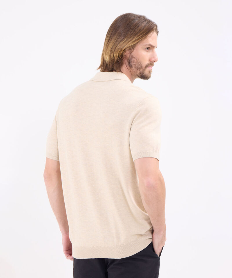 Polo Tejida Para Hombre