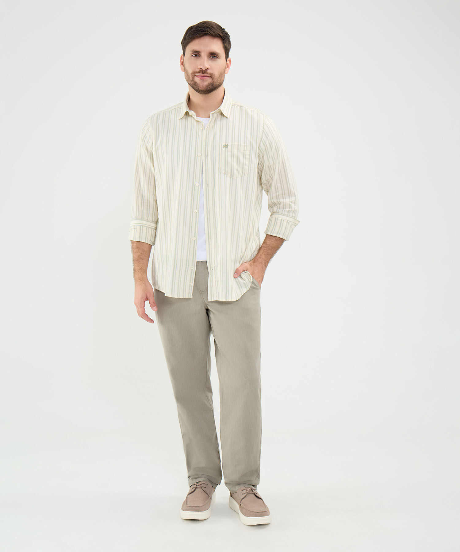 Pantalón en Efecto Lino