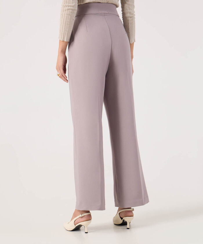 Pantalon fluido con botones 