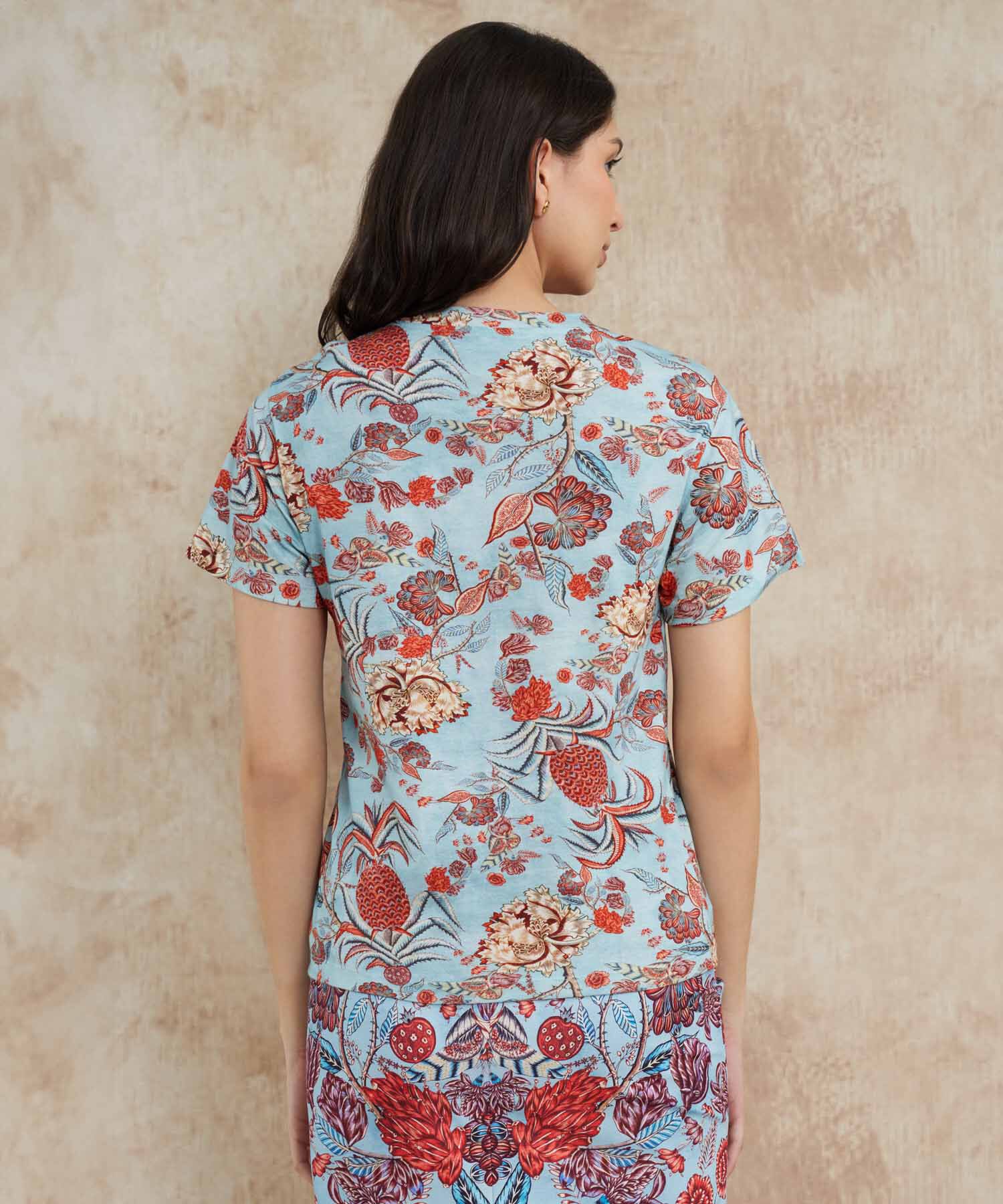 Camiseta Manga Corta Estampada Campaña Beatriz Camacho