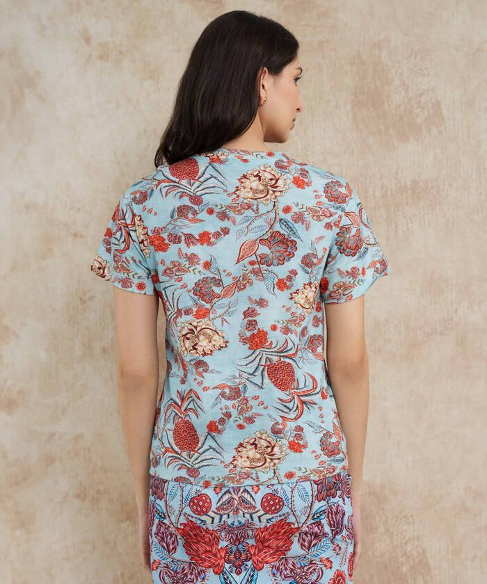 Camiseta Manga Corta Estampada Campaña Beatriz Camacho