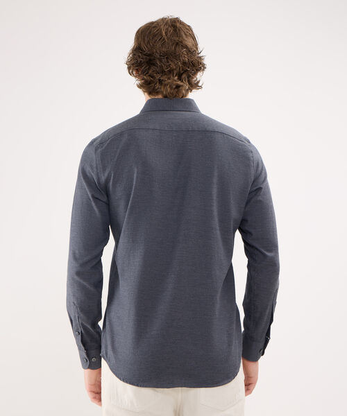 Camisa Manga Larga en Efecto Rústico