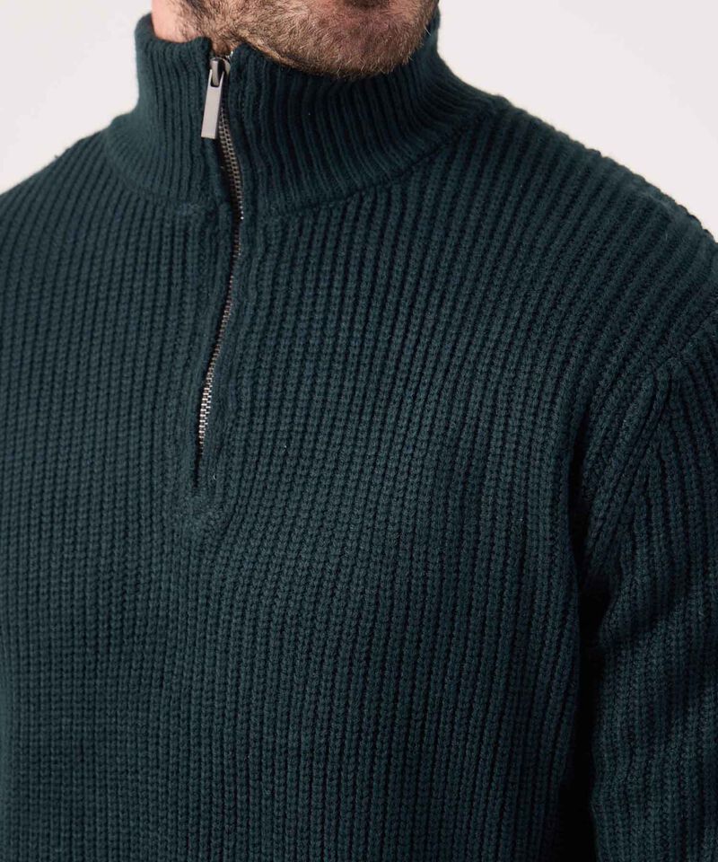 Buzo Cuello Alto Con Textura 