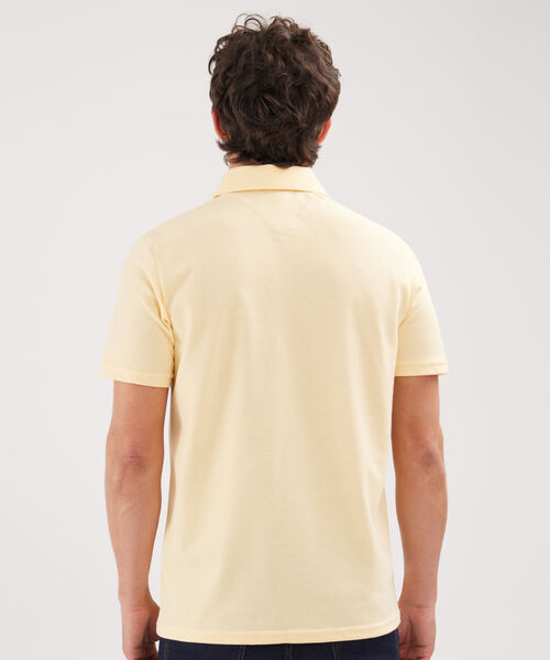 Polo Cuello Duro Con Bolsillo