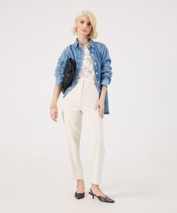 Camiseta Manga Corta Con Estampado