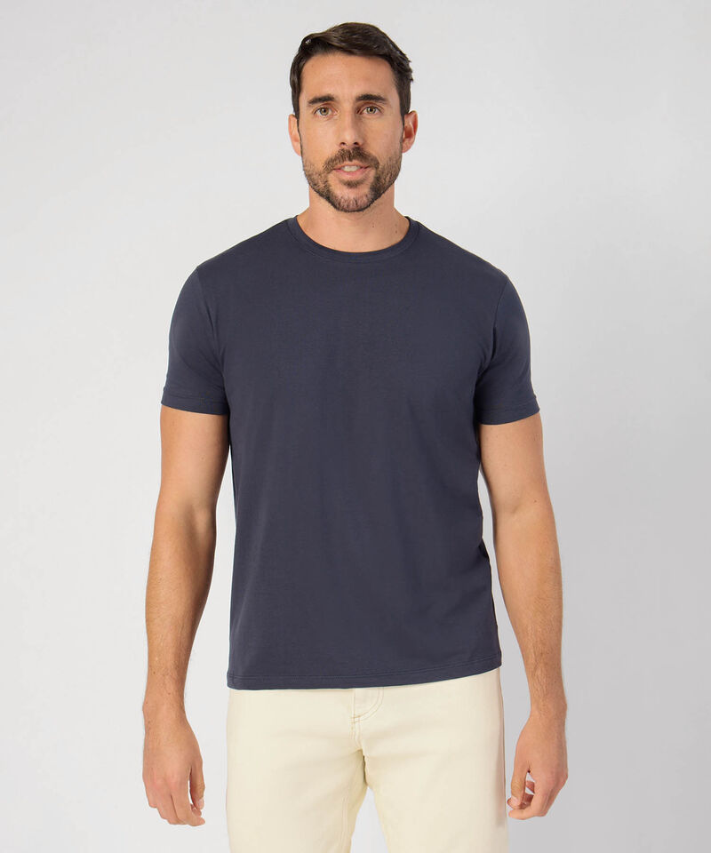 Camiseta Basica Cuello Redondo 