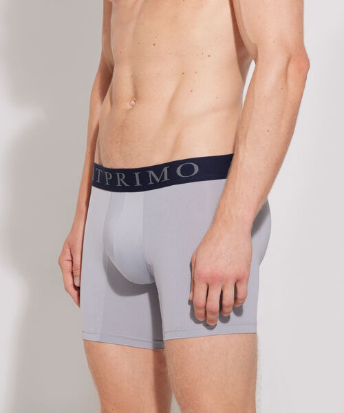 Bóxer Medio Algodón Unicolor Elástico Encarterado Con Bragueta image number null