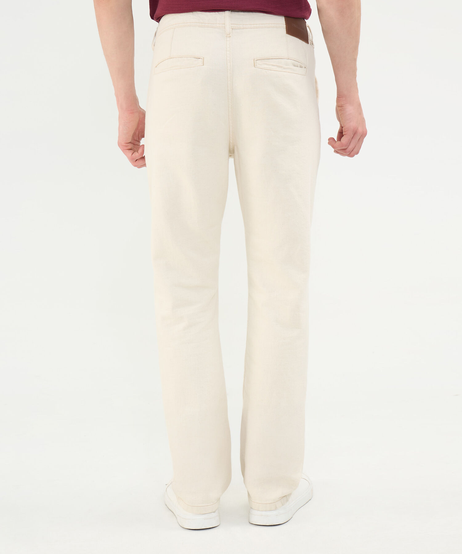 Pantalón Chino en Efecto Lino