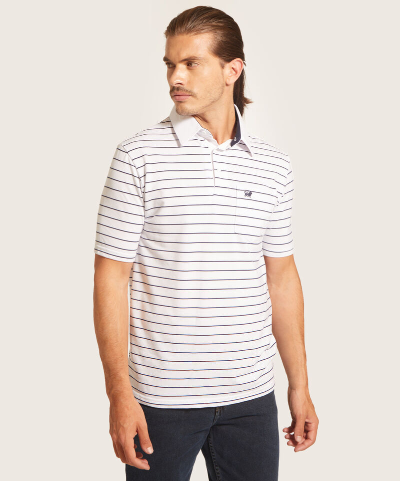 Polo Cuello Duro  Prete&ntilde;ido Bicolor
