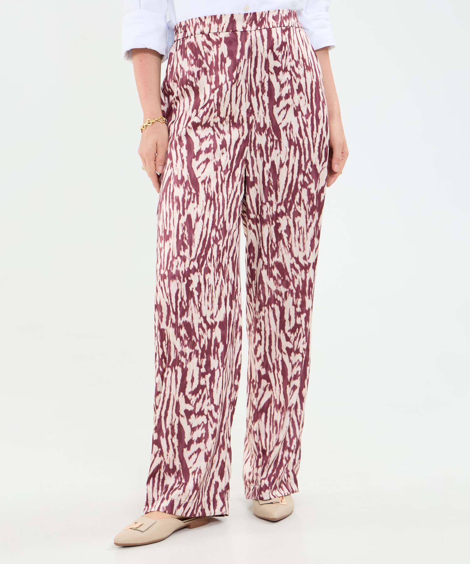 Pantal&oacute;n estampado para mujer