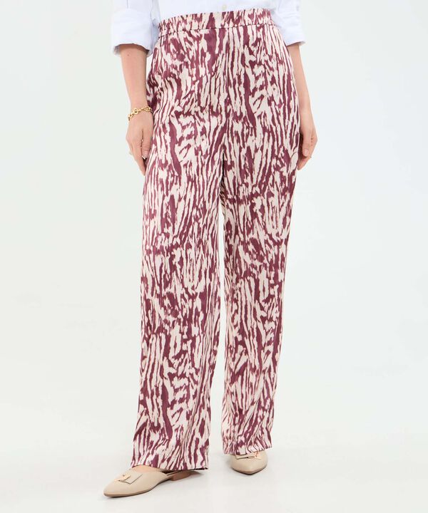 Pantal&oacute;n estampado para mujer image number null