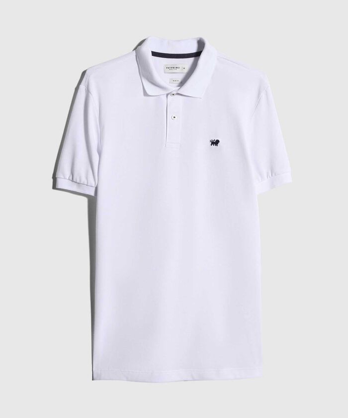 Polo Tejido Unicolor Cuello Y Puños Tejidos,Sin Bolsillo Con Hiladillo.