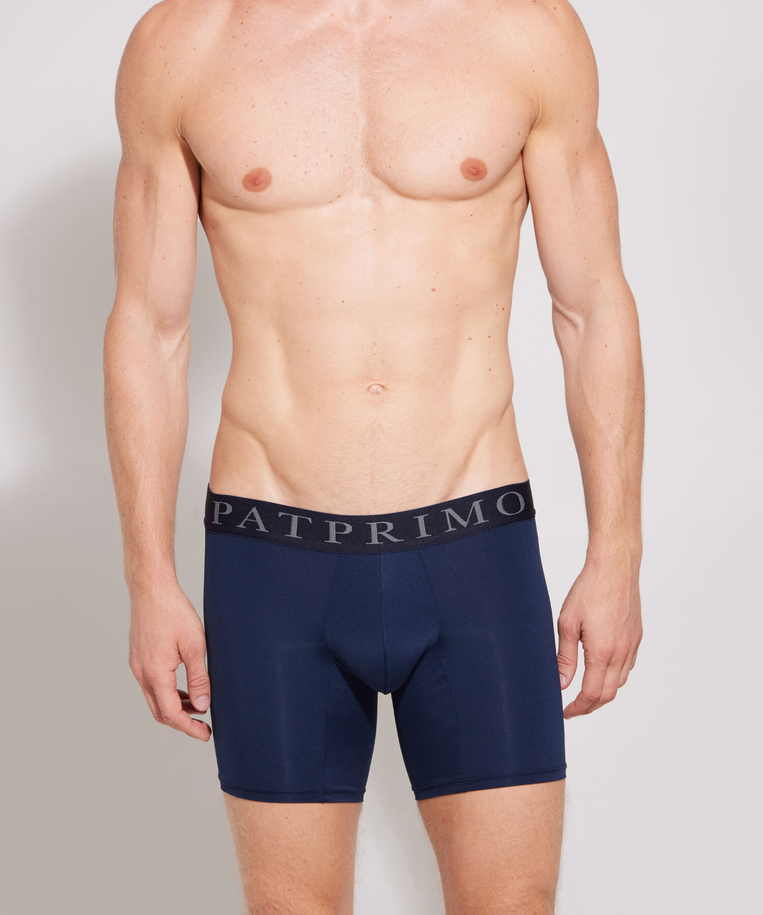 Bóxer Medio Algodón Unicolor Elástico Encarterado Con Bragueta