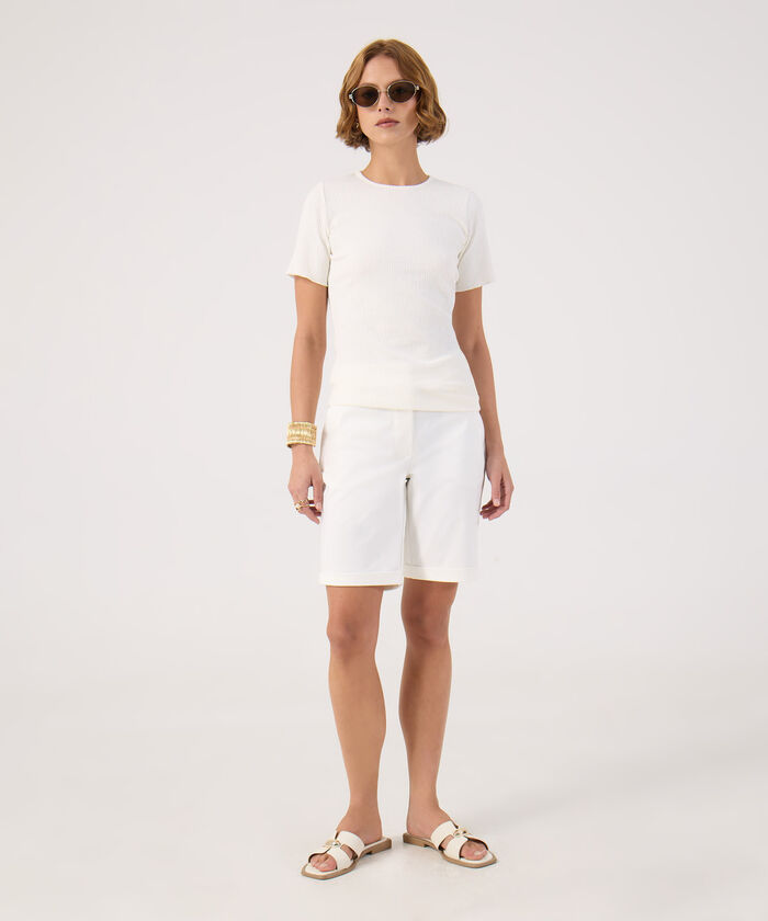 Bermuda unicolor con prense 