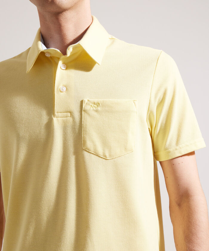 Polo Cuello Duro Con Bolsillo