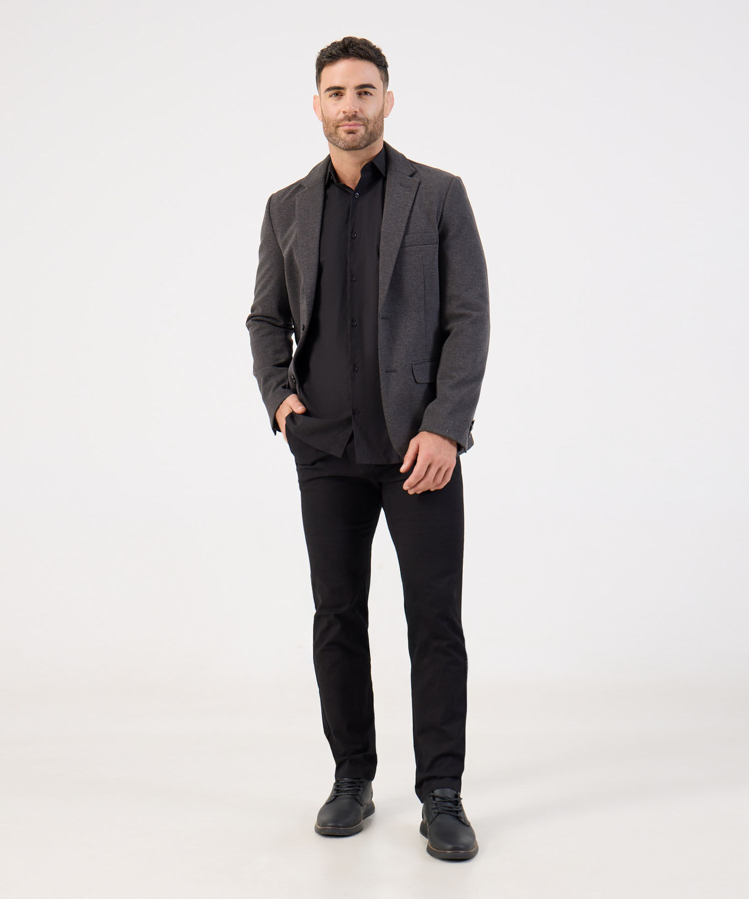 Camisa Formal De Manga Larga Para Hombre