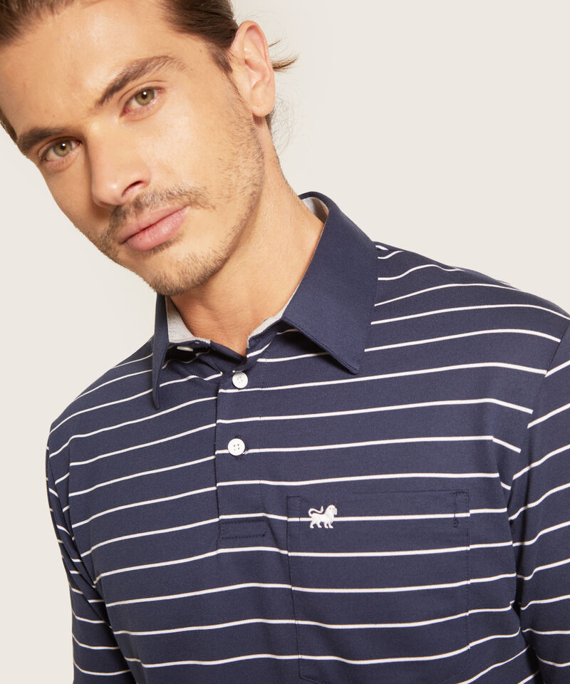 Polo Cuello Duro  Prete&ntilde;ido Bicolor