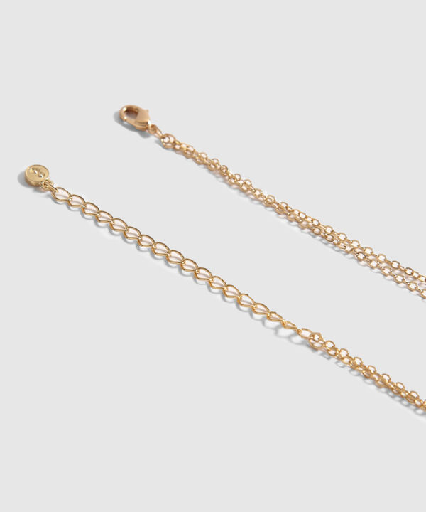 Collar Doble con Perlas