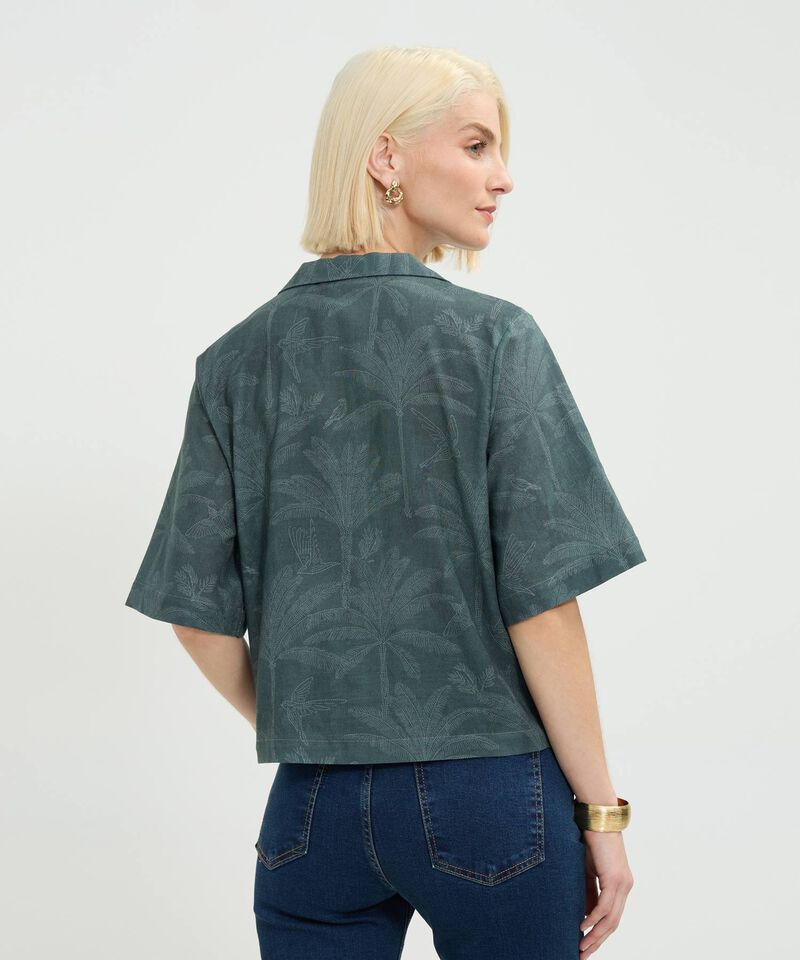 Camisa Manga Corta Estampada