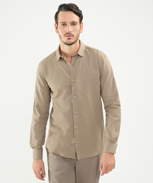 Camisa en Efecto Rústico image number null