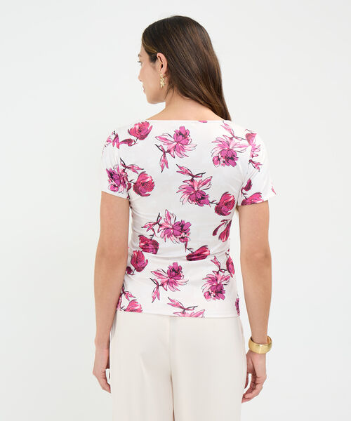 Camiseta Estampado Floral