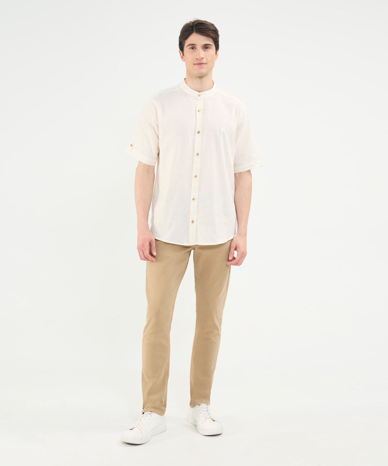 Jeans Slim Tono Café