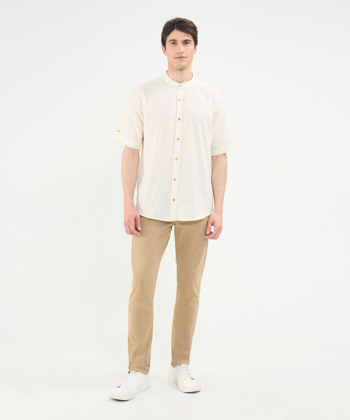 Jeans Slim Tono Café