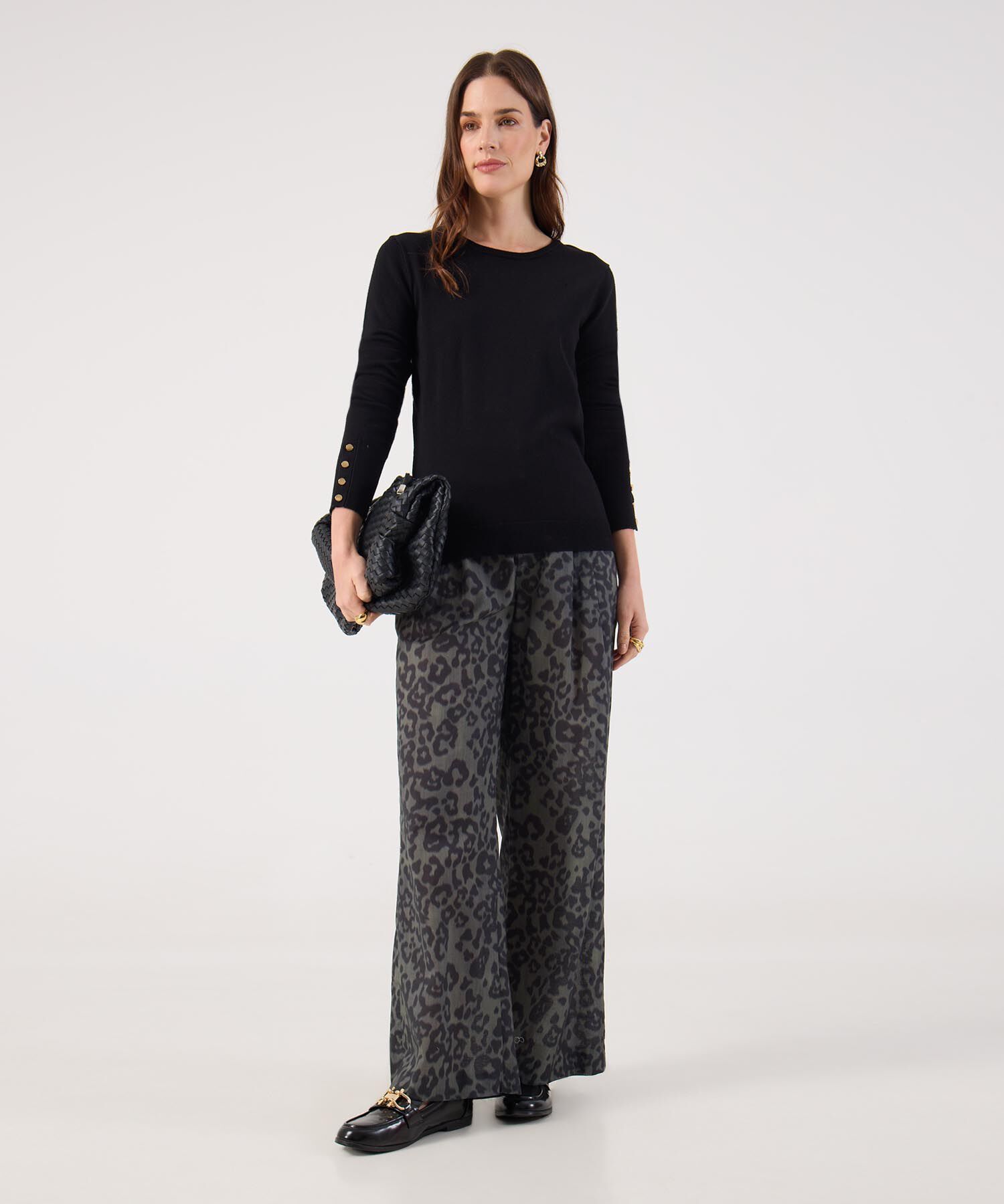 Pantalon Animal Print Fluido 