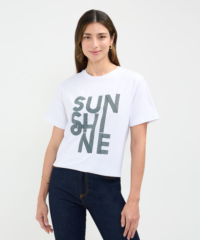 Camiseta Manga Corta Estampada