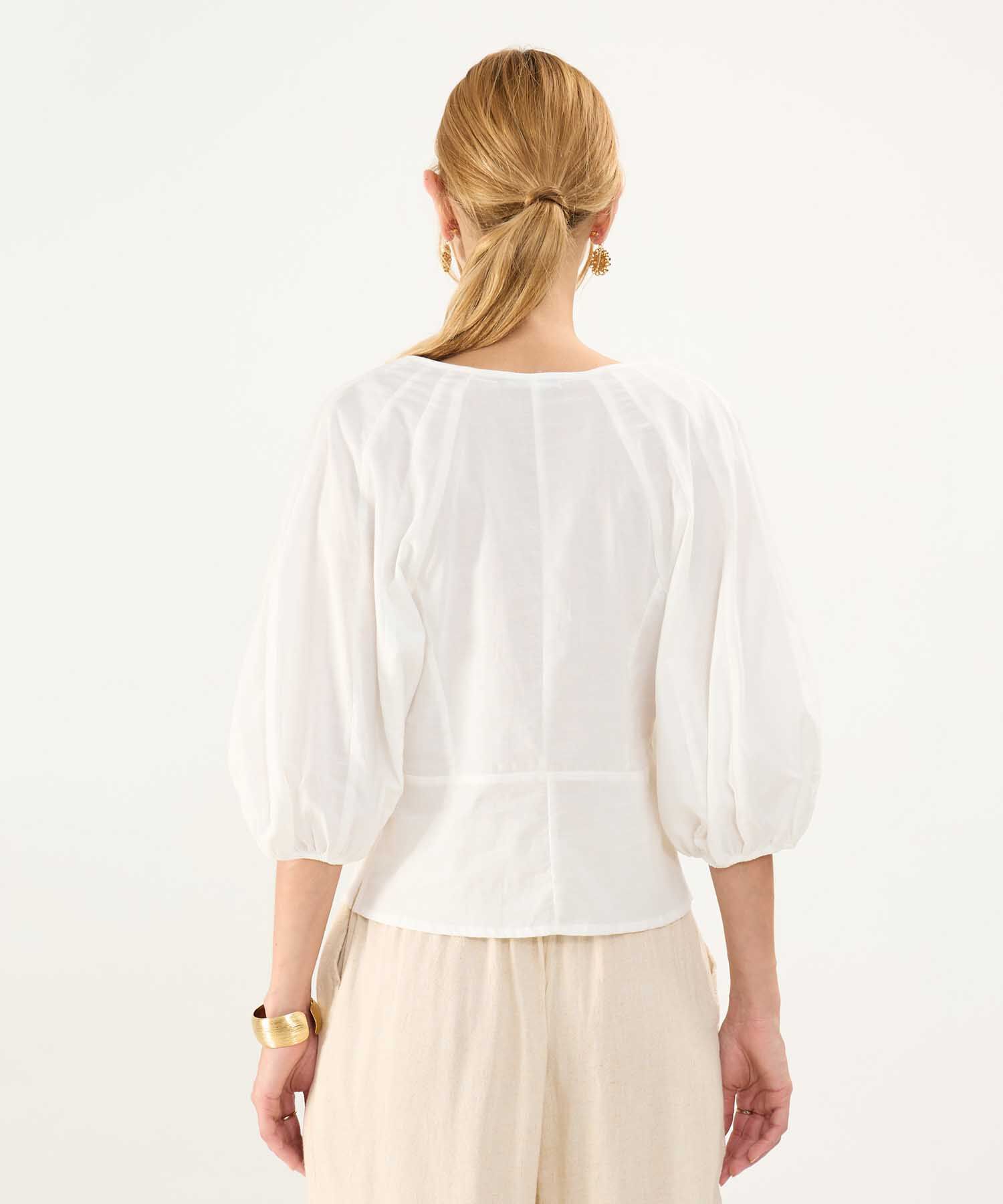 Blusa Escote en V