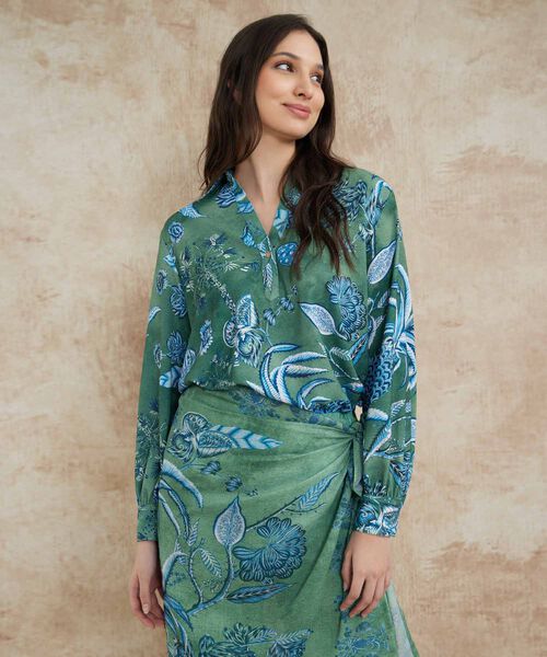 Camisa Manga Larga Estampada image number null