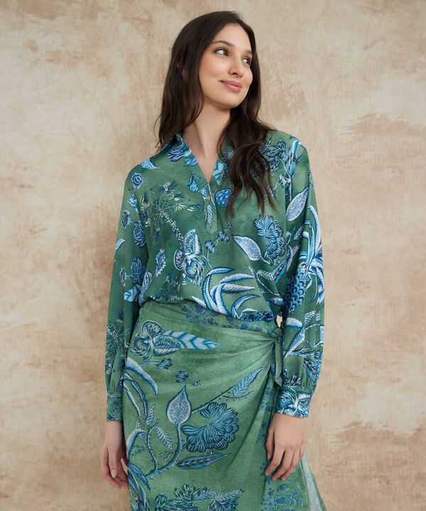 Camisa Manga Larga Estampada image number null