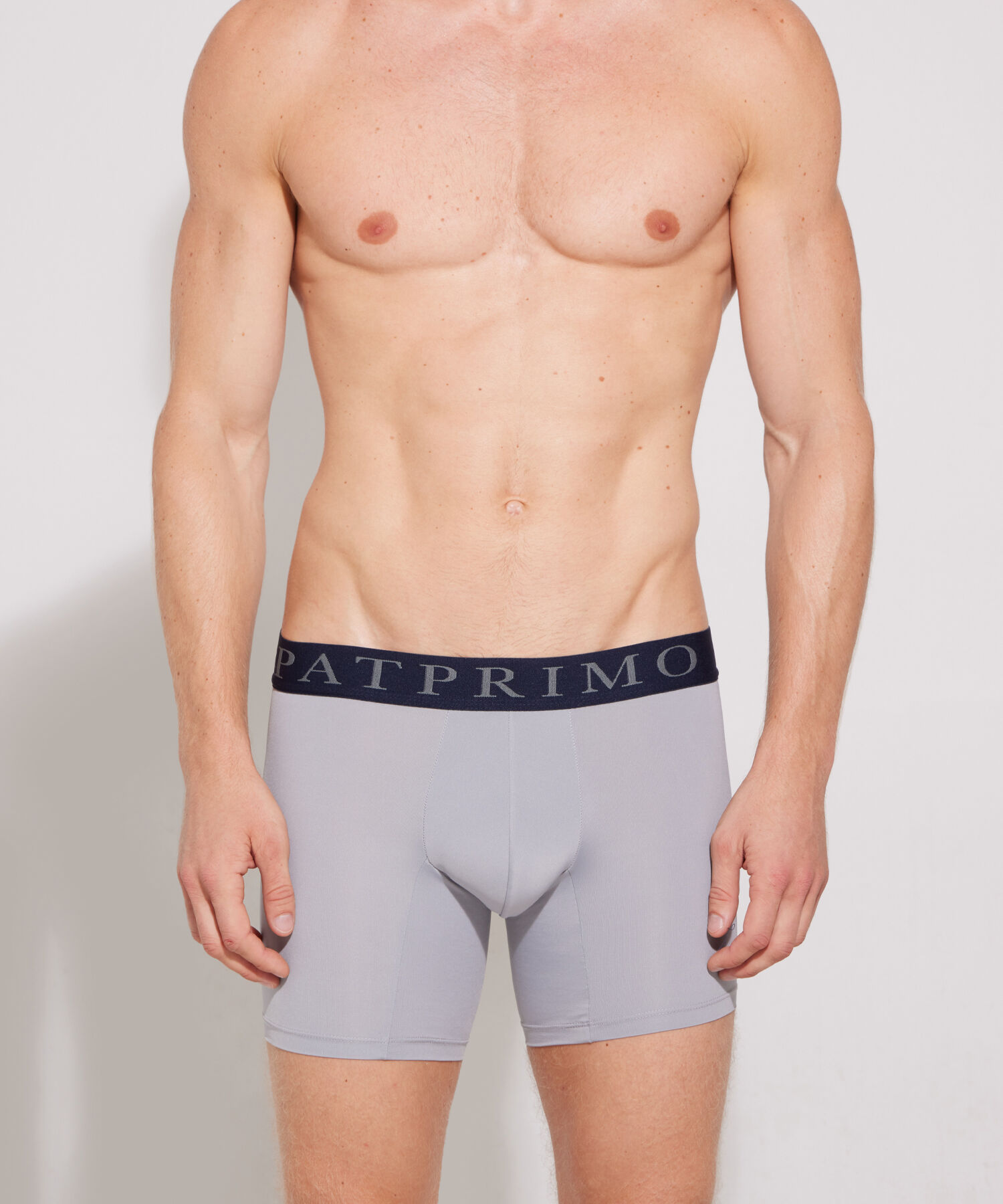 Bóxer Medio Algodón Unicolor Elástico Encarterado Con Bragueta