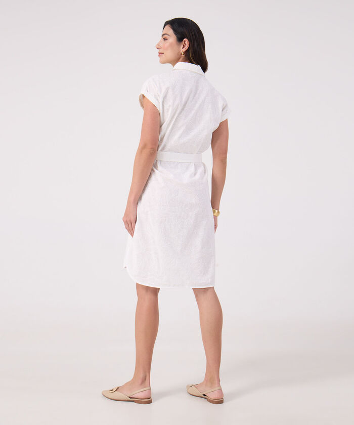 Vestido Estampado Manga Corta 