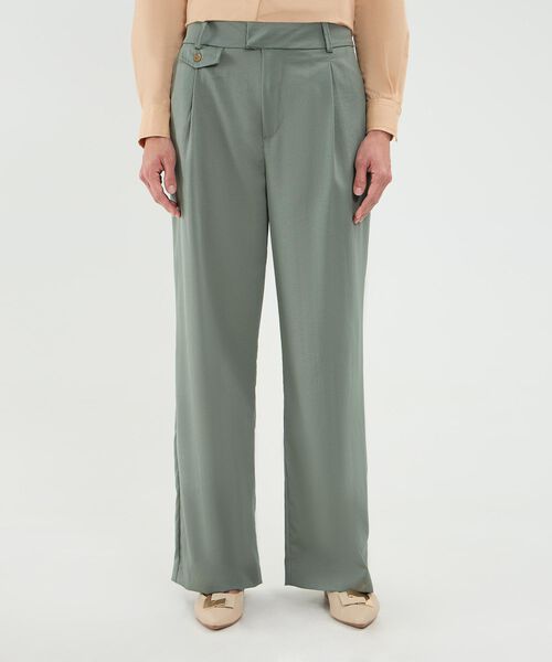 Pantalón Fluido con Prenses image number null