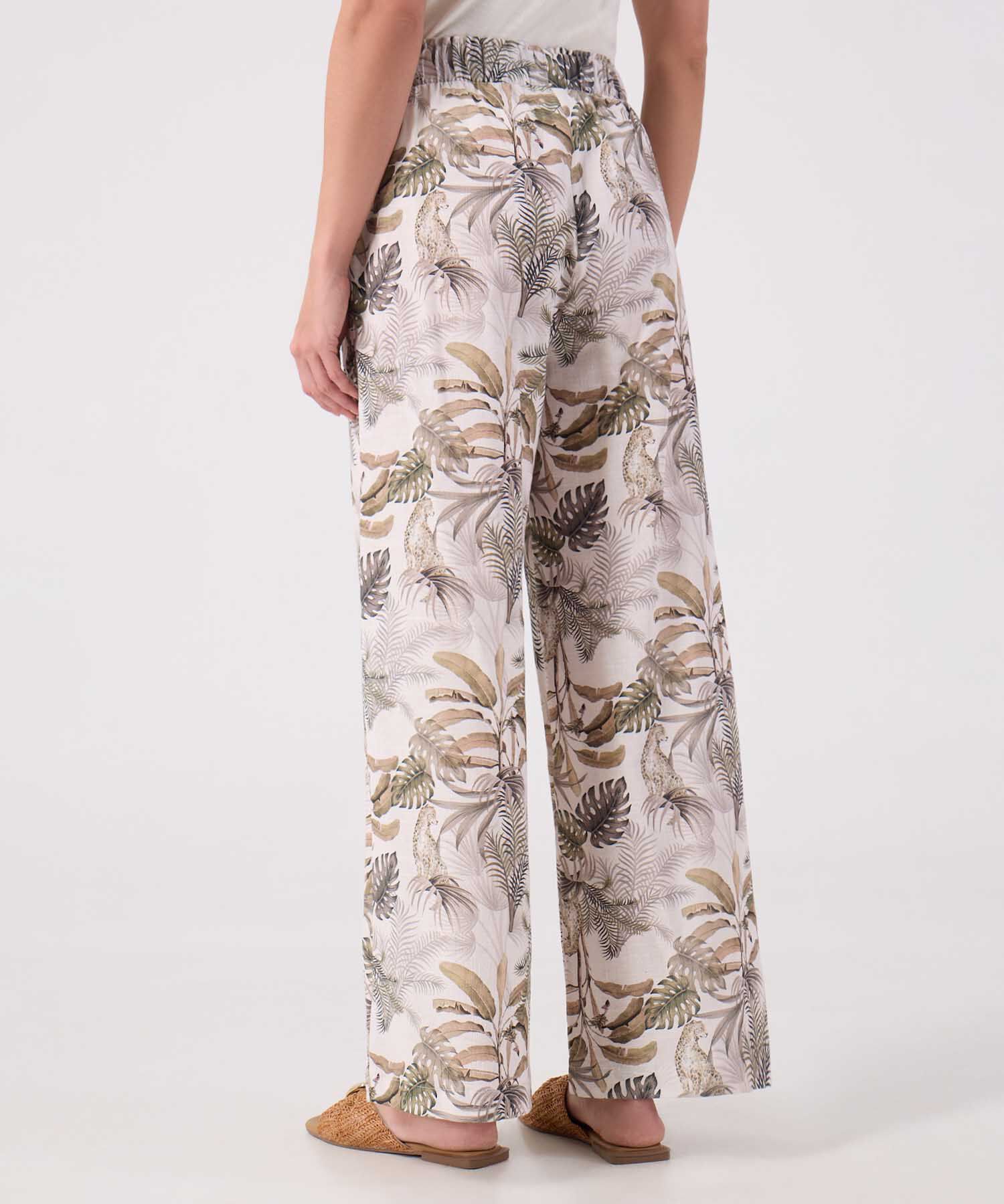 Pantalon Estampado Fluido 