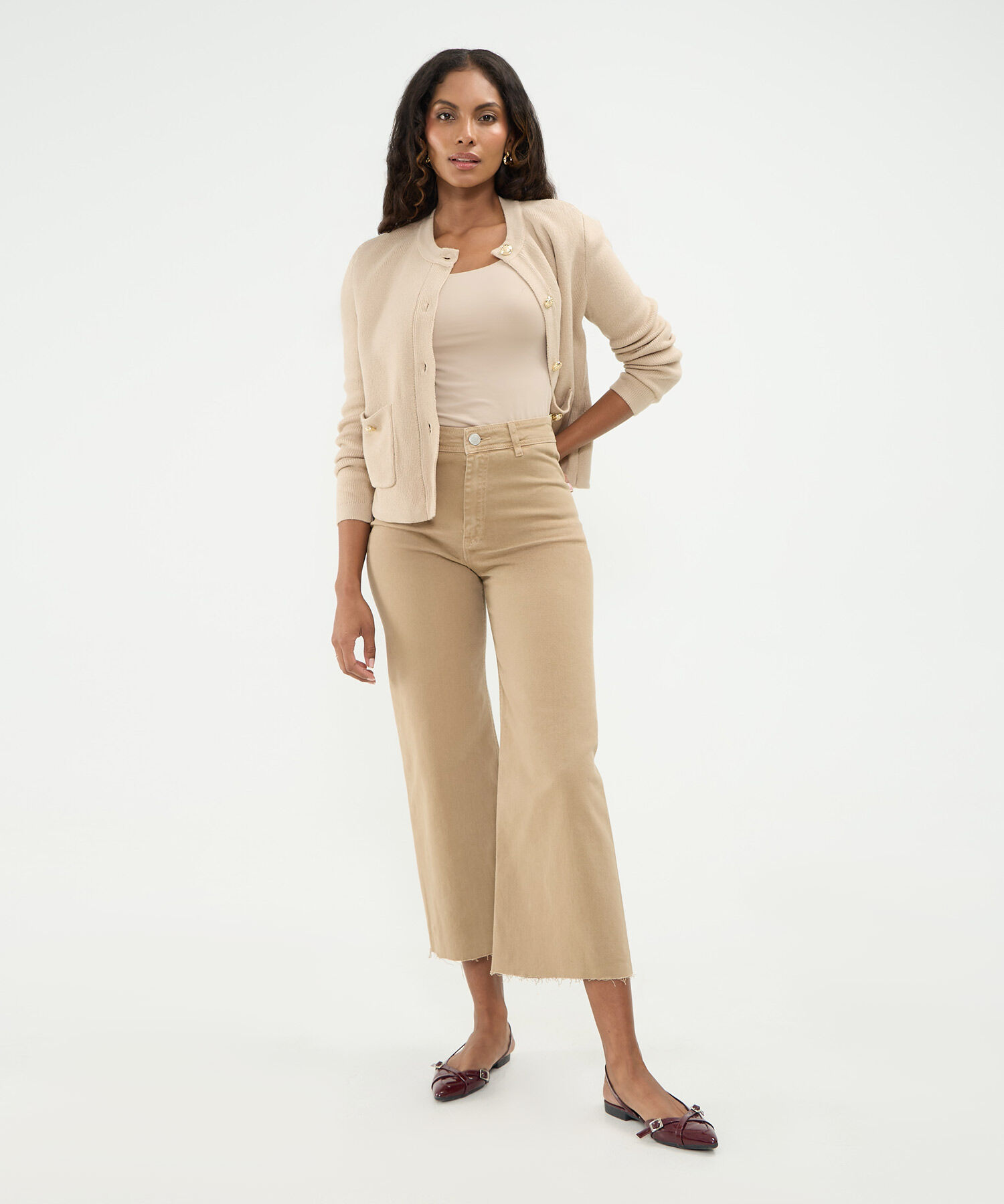 Jean Culotte Tipo Marine Para Mujer