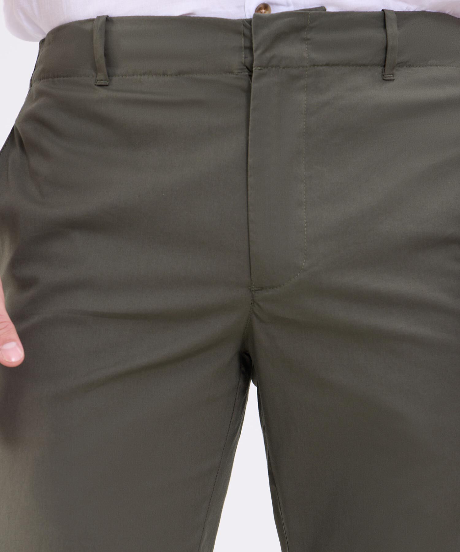 Pantalon Unicolor Para Hombre