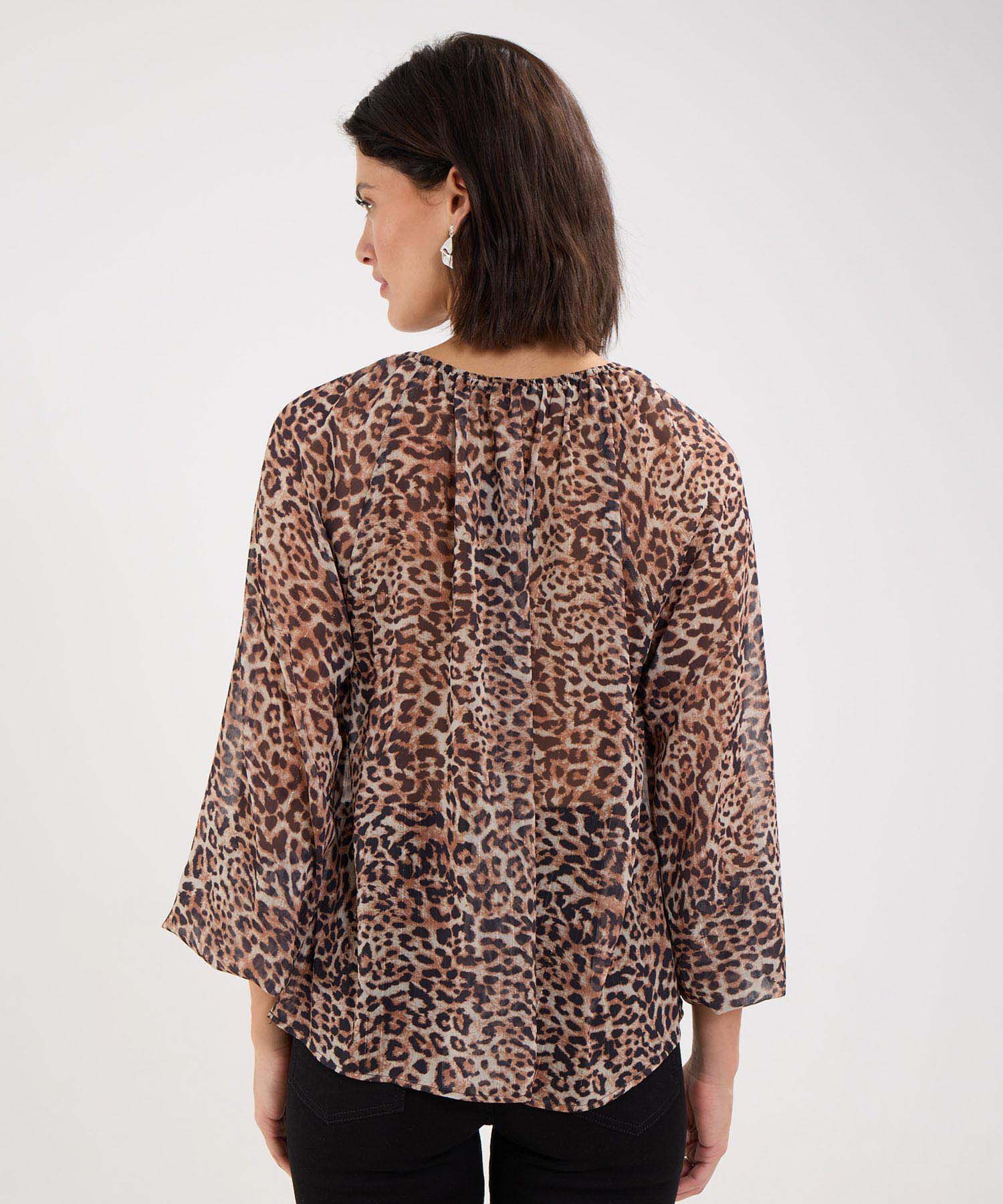 Blusa Animal Print de Manchas