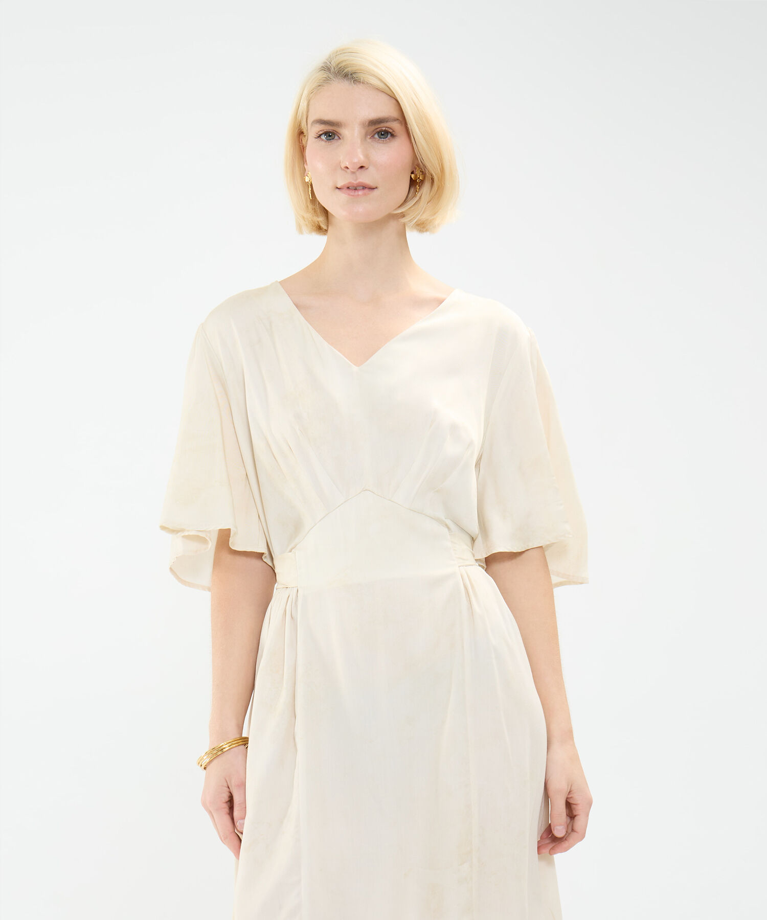 Vestido Estampado Escote en V