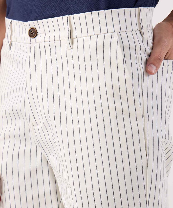 Bermuda Estampado A Rayas