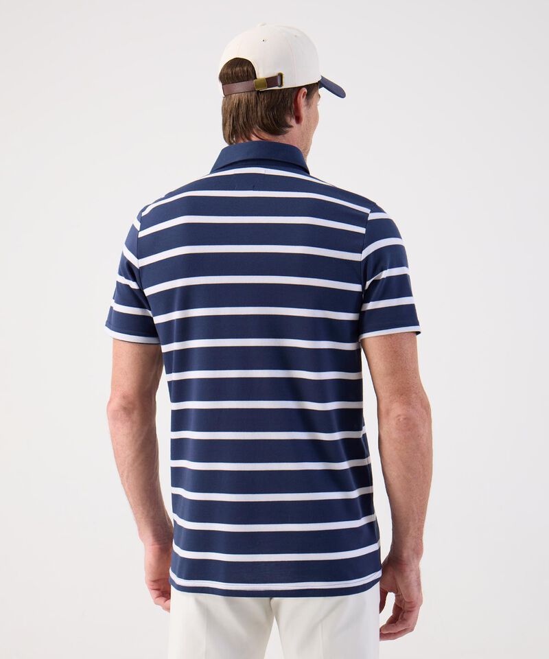Polo a Rayas Cl&aacute;sico con Bolsillo Para Hombre