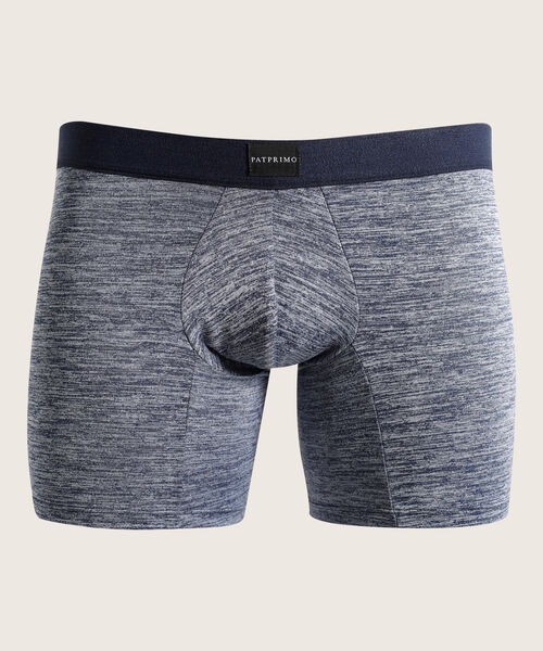 Boxer Pack X5 Medio Microfibra Unicolor Con Textura