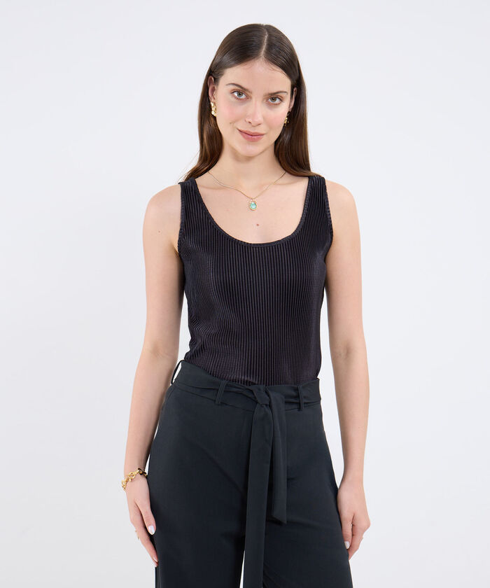 Blusa Texturizada Manga Sisa