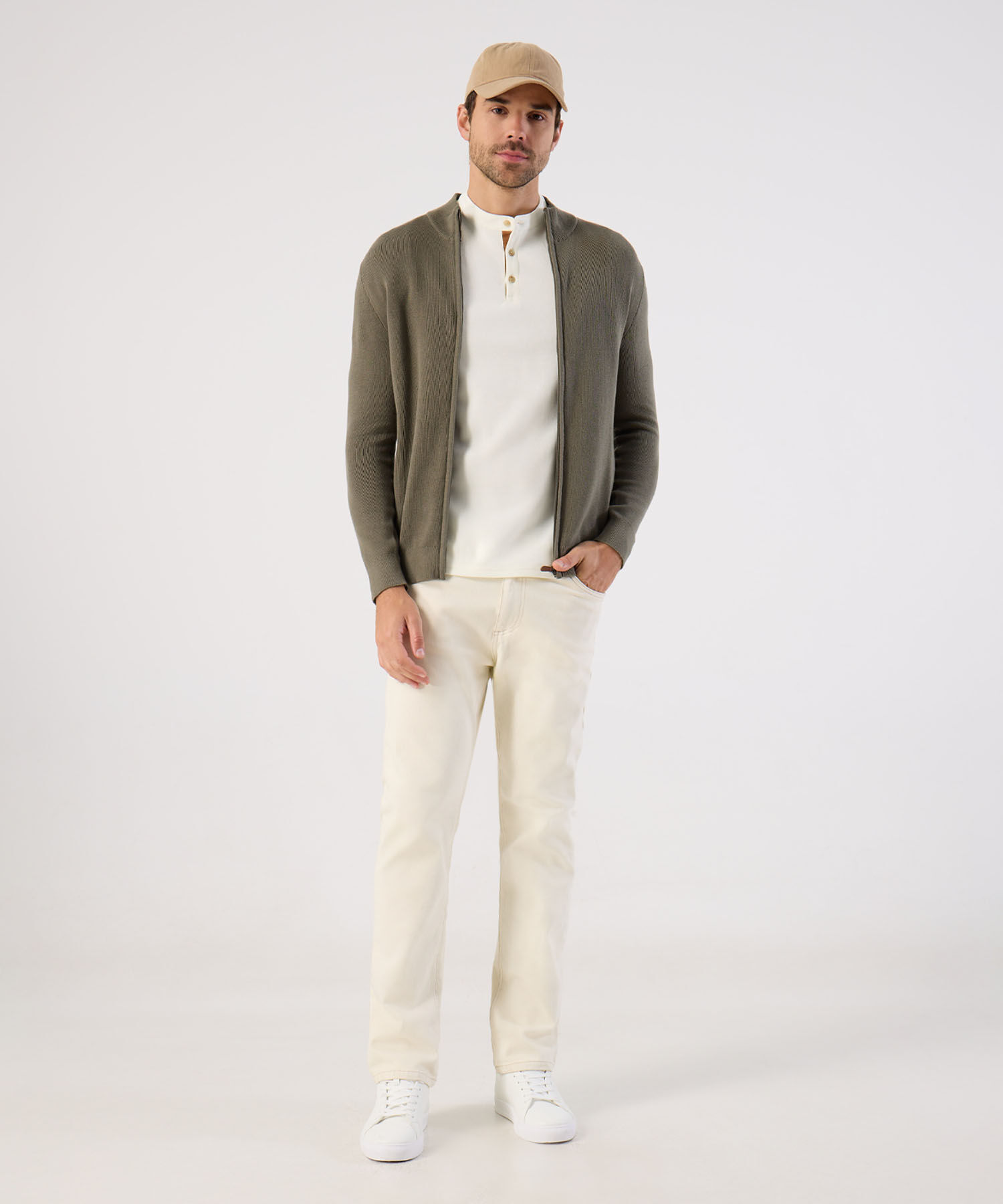 Buzo Con Cremallera Frontal Para Hombre