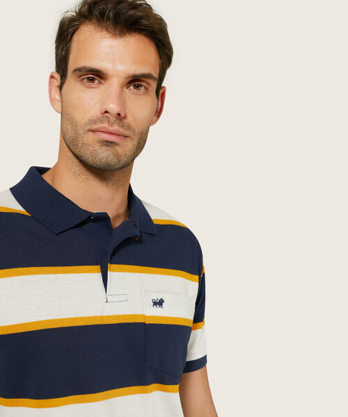 Polo Cuello Y Puño Tejido