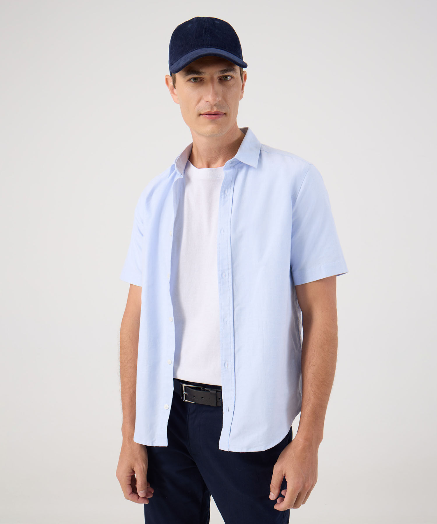 Camisa Oxford Unicolor