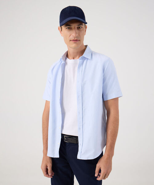 Camisa Oxford Unicolor image number null