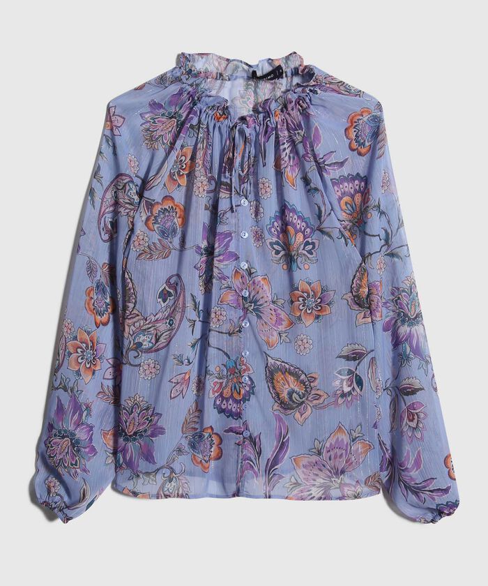 Blusa Botones En Delantero